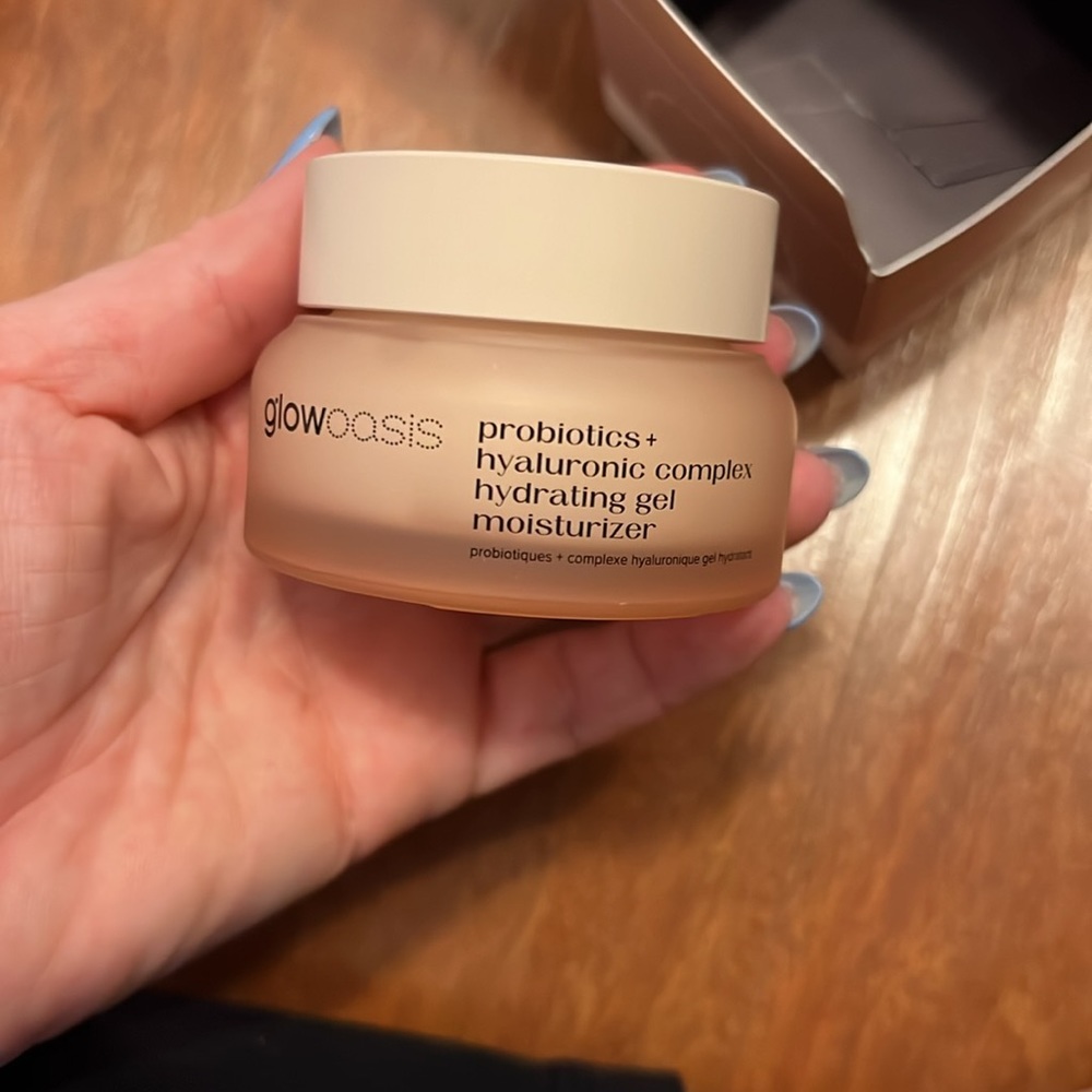 GlowOasis Probiotic Hyaluronic Complex Hydrating gel moisturizer 1.7oz New Vegan - Picture 7 of 8
